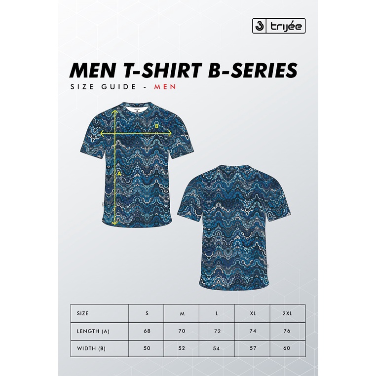 Trijee Running Jersey Men Briggs - Blue