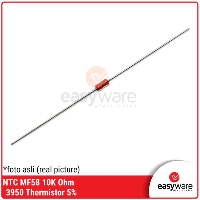 THERMISTOR TEMPERATURE SENSOR NTC MF58 3950 10K OHM 5 PERSEN NTC 10K