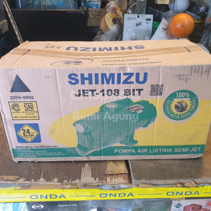 shimizu semi jet pump 108 bit