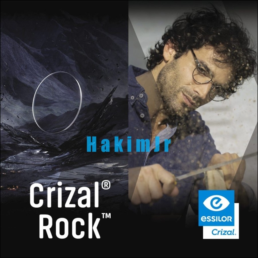 Lensa Kacamata Essilor FSV Super 1.56 Aspheris Blue UV Capture Crizal Rock