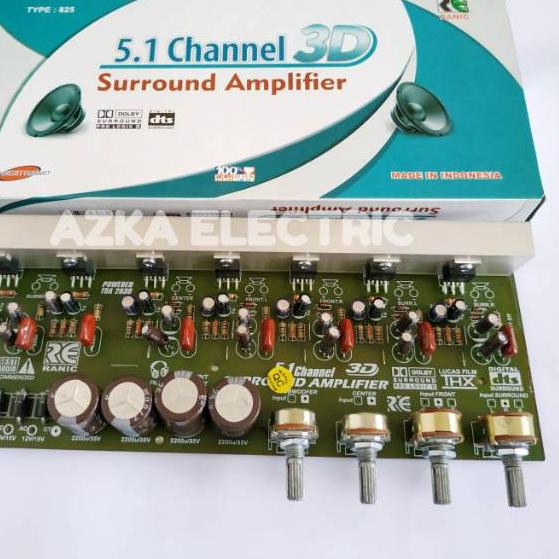 ☇ Kit Power Amplifier Aktif 5.1 Surround 3D ➧