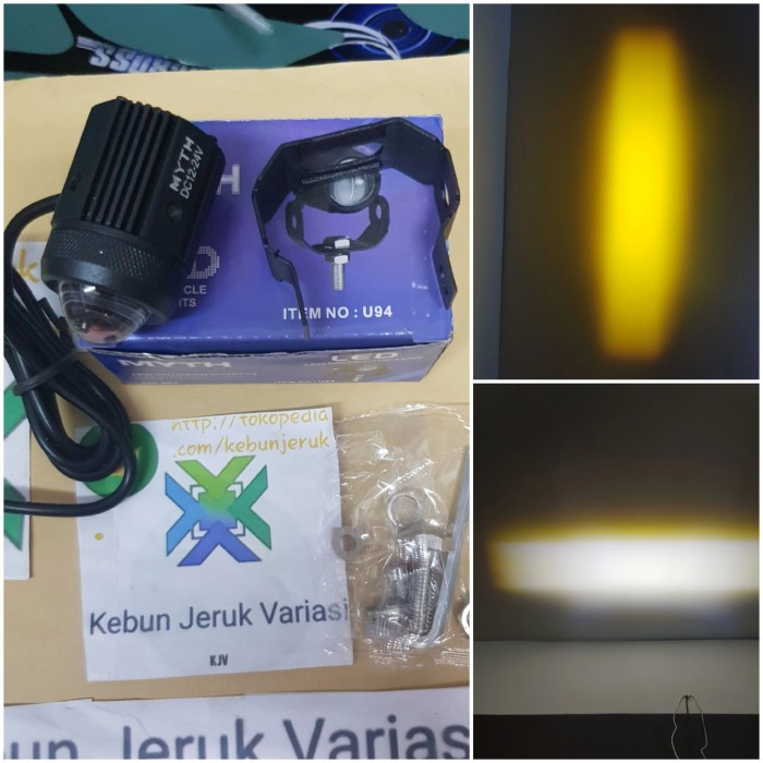 LAMPU LASER GUN D2 KUNING PUTIH LASERGUN PENDINGIN ALUMINIUM MYTH