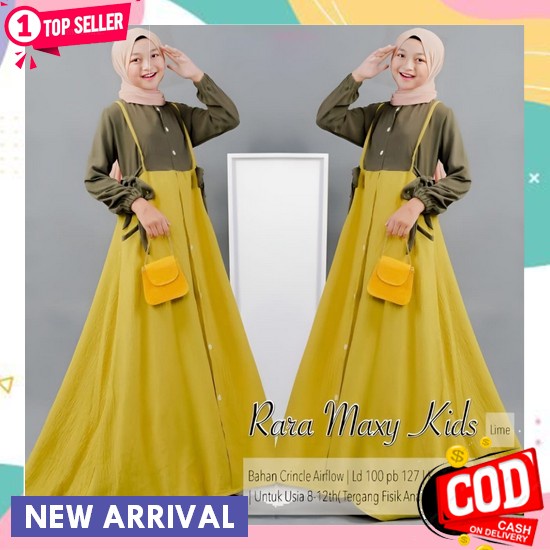 Gamis Anak Perempuan Terbaru / Ganz32 / Gamis Anak Usia 1-8 Tahun Baju Gamis Muslim Anak Perempuan U