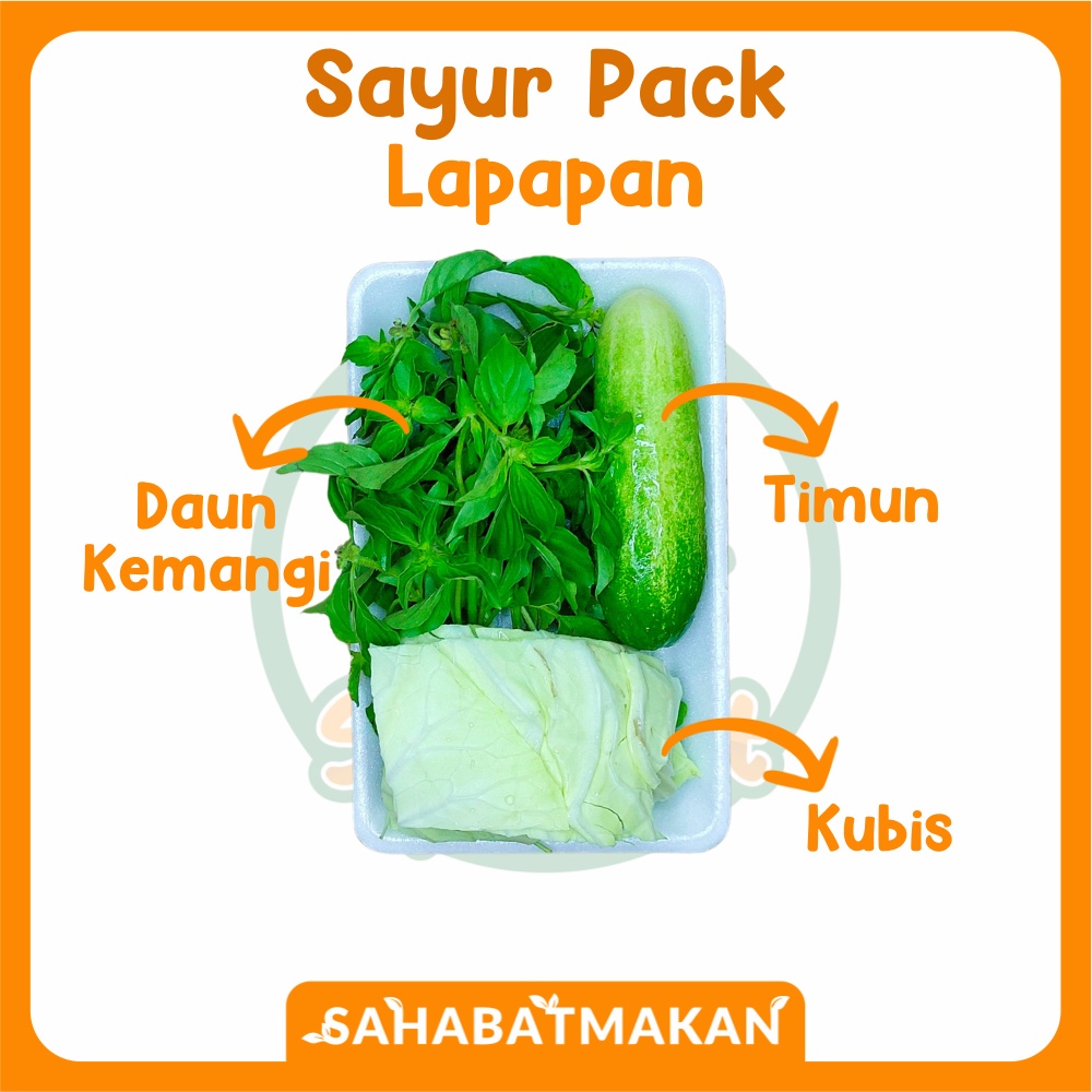 Sayur Lalapan - Sayur Pack / Sayur Prep / Sayur Instant — SahabatMakan