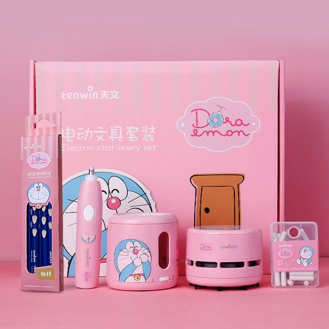 

Tenwin Stationery Set Doraemon/Perlengkapan Alat Tulis Elektrik