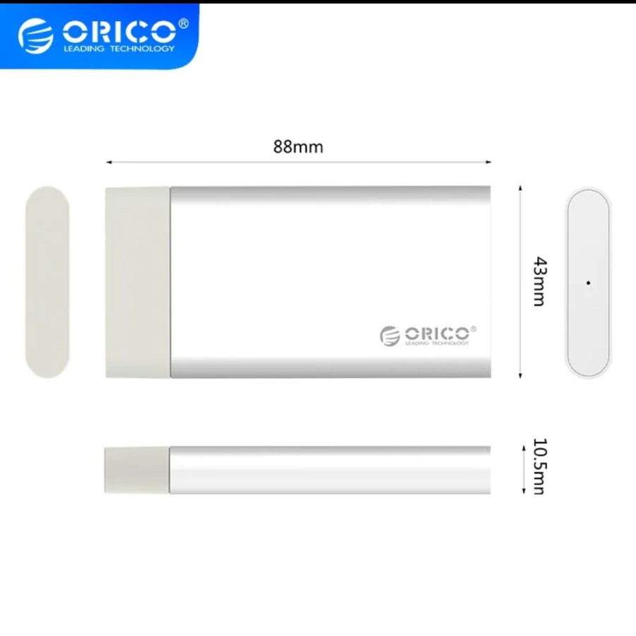 Msata ssd enclosure orico usb-A 3.0 direct 5Gbps aluminum Adapter msg-u3 - Casing M-sata external msgu3