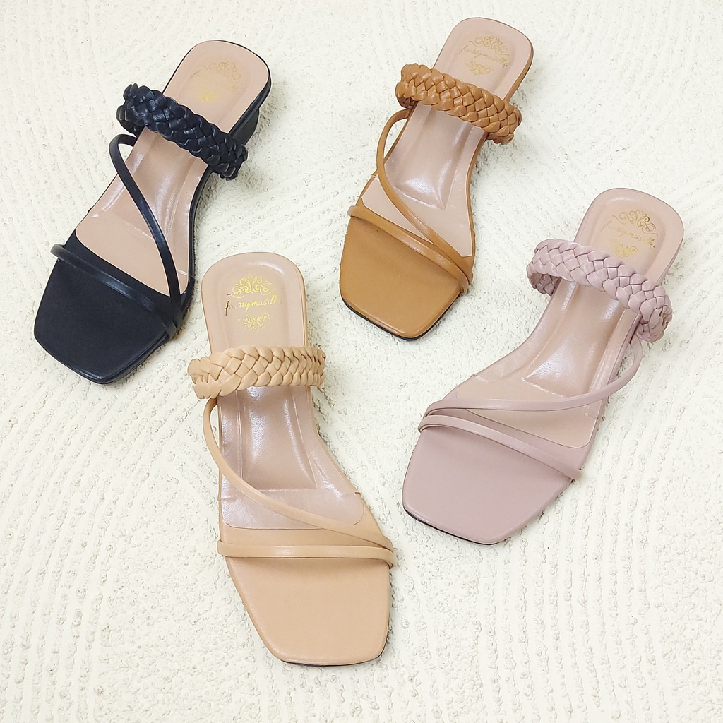 Sandal Wanita | Sandal Hak Tahu | Sandal Hak 3 cm