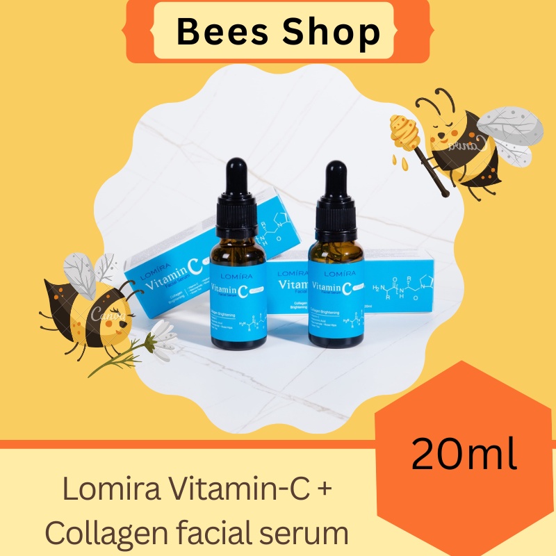 SERUM WAJAH VITAMIN C + COLLAGEN LOMIRA