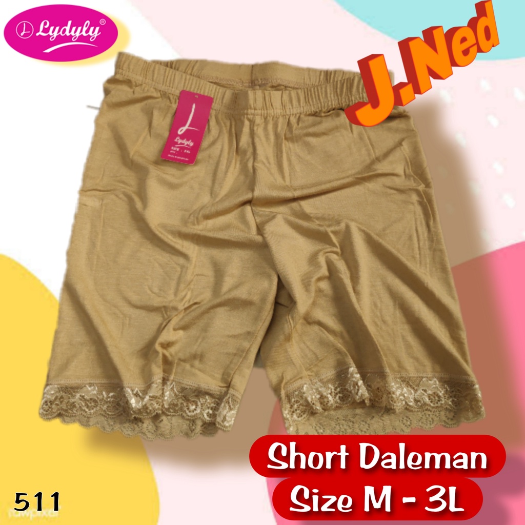 J511 CELANA SHORT DALAMAN WANITA LYDYLY STREET DEWASA SIZE M -XXL