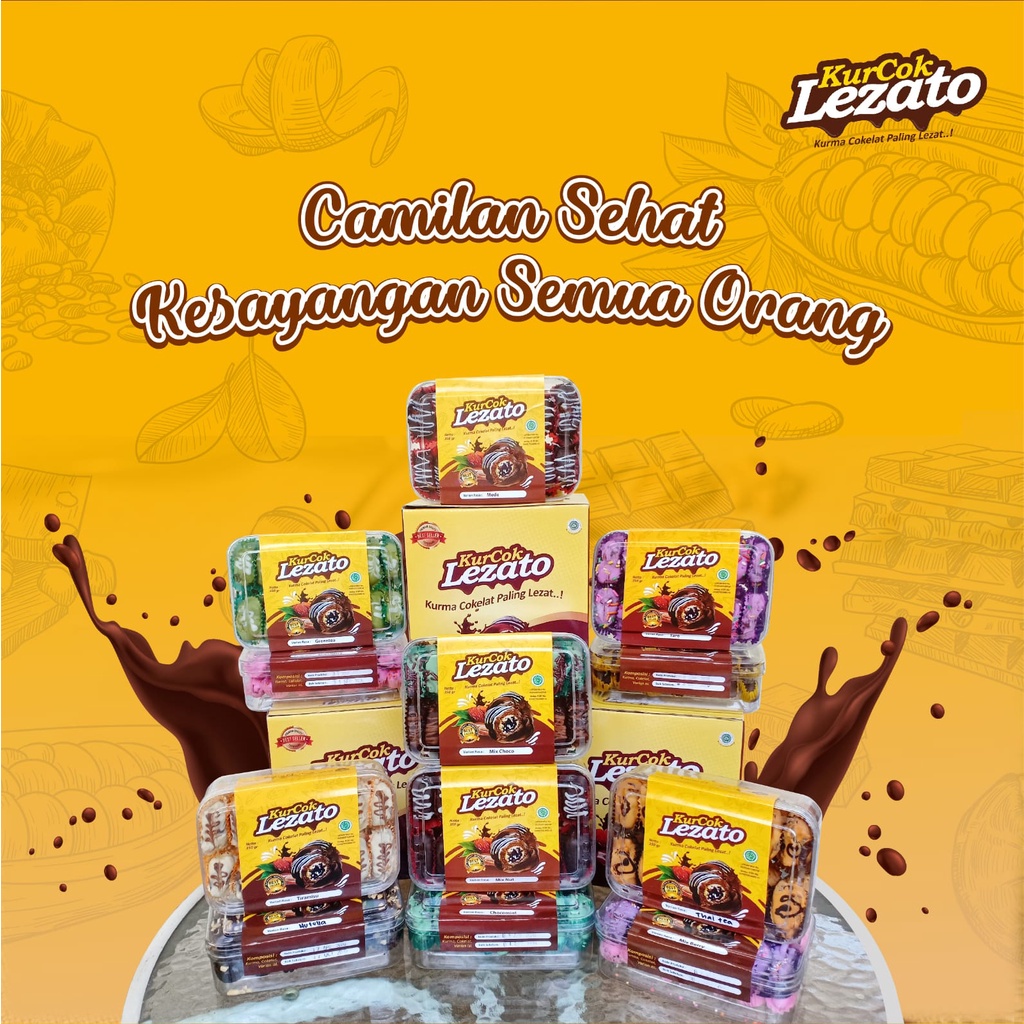 

Kurma Coklat Aneka Rasa by Kurcok Lezato Cemilan Coklat Enak, Halal, dan Lezat