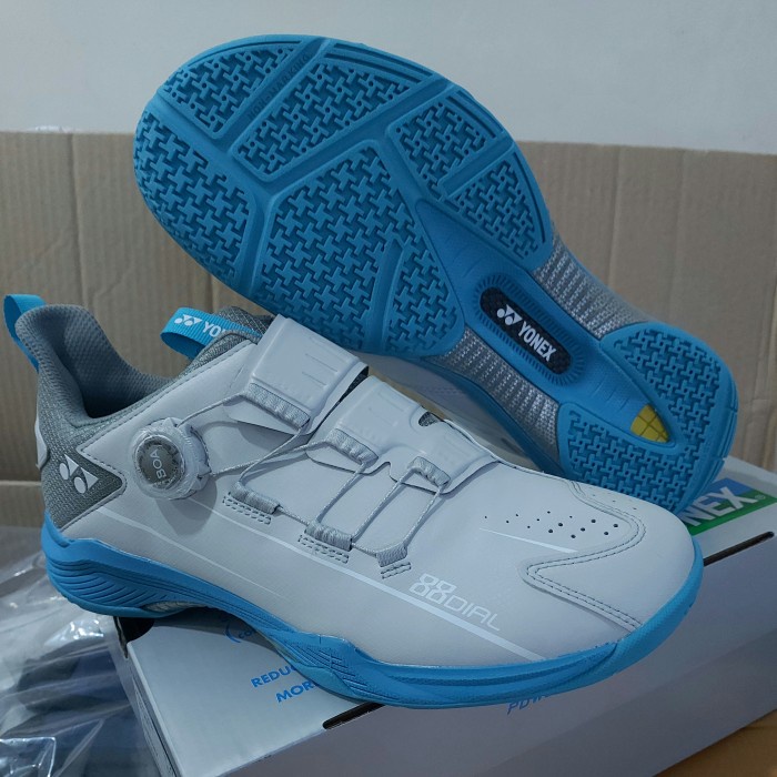 {MentariStore} Sepatu Yonex SHB 88 Dial II BOA SHB88 88Dial Yonex SHB 88 Dial 2 ORI - Turquoise Grey