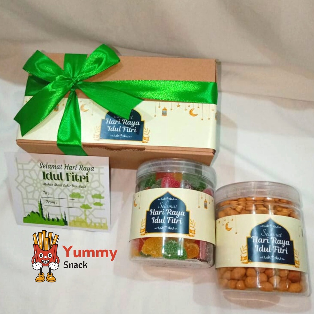 

Hampers Lebaran isi 2 toples / Bingkisan Idul Fitri / Parsel Parcel / Gift Box Makanan / Ramadhan Set Gift / Kue Lebaran / hantaran Idul Fitri