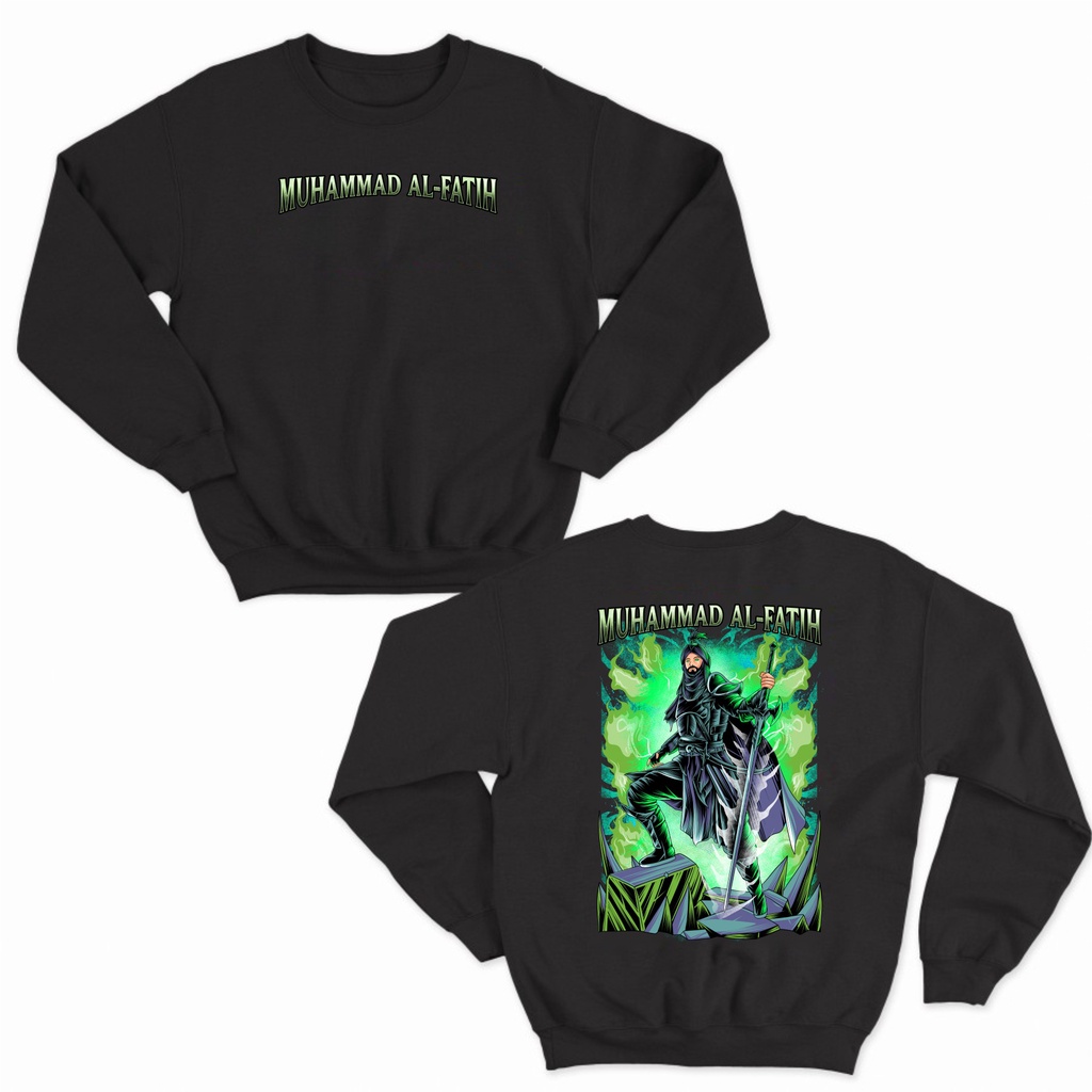 JAKET SWEATER ISLAMI MUHAMMAD AL FATIH BIG SIZE JUMBO