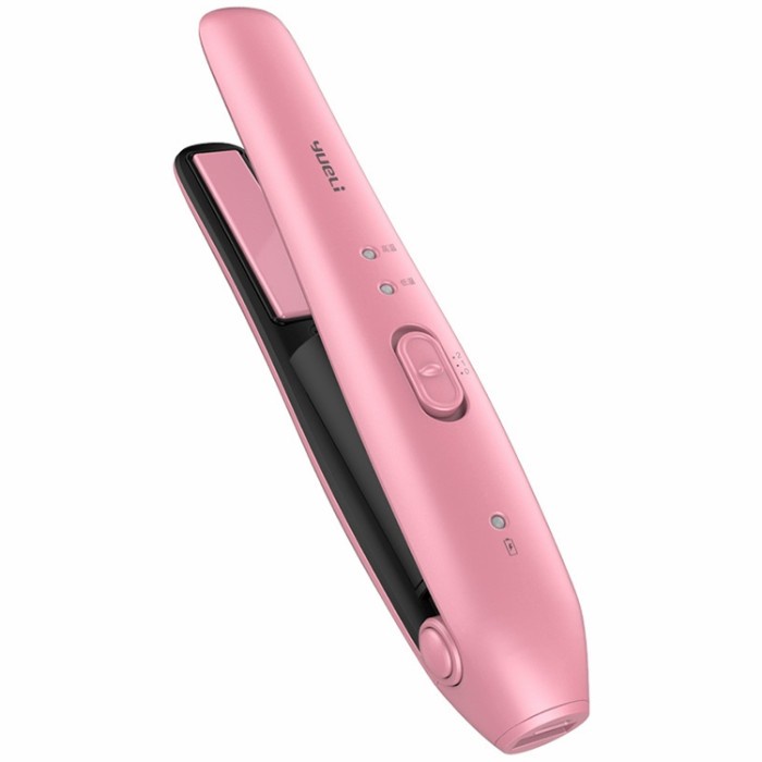 Catokan Alat Catokan Rambut Portable Wireless Rechargeable Hair Straightener