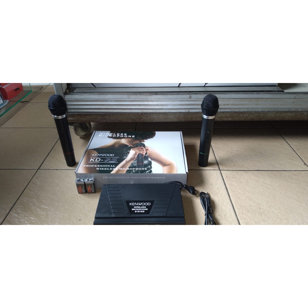 G144 KENWOOD MIC WIRELESS DUAL MIK WIRELES SEPASANG MIKROPON PEGANG MIKROPHONE MICROPHONE KARAOKE VOKAL VOCAL ARTIS PROFESIONAL PRO SOUND BEST SISTEM AUDIO PANGGUNG LEGENDARY DYNAMIC PENGERAS SUARA HIFI  SENSITIF MC PIDATO SEMINAR CERAMAH ACARA DOUBLE DOB