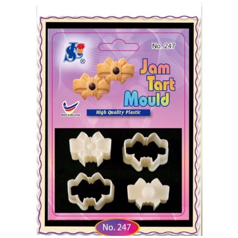 Cetakan Kue Kering Jam Tart Mold 247 Acuan Cookies Sin Lian Import Malaysia