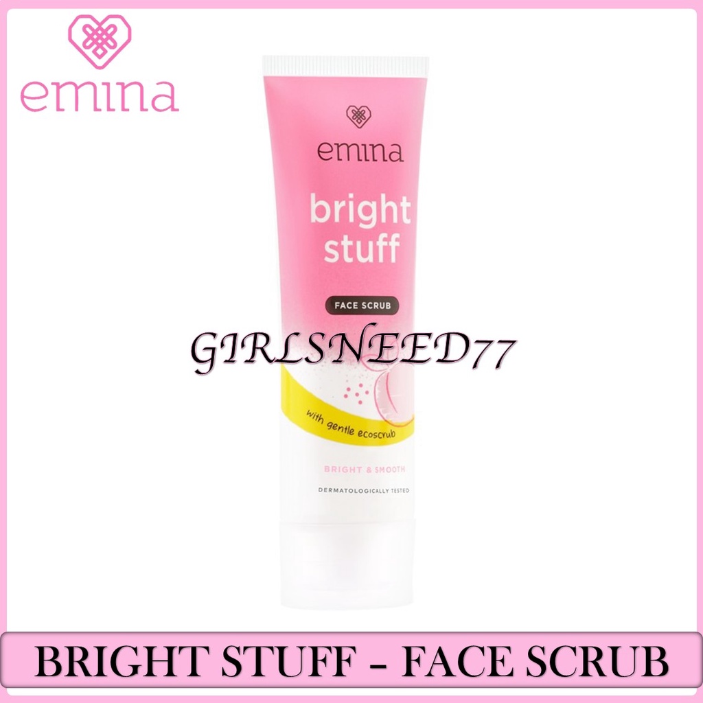 Emina Bright Stuff Face Scrub 50ml - NEW SCRUB GIRLSNEED77