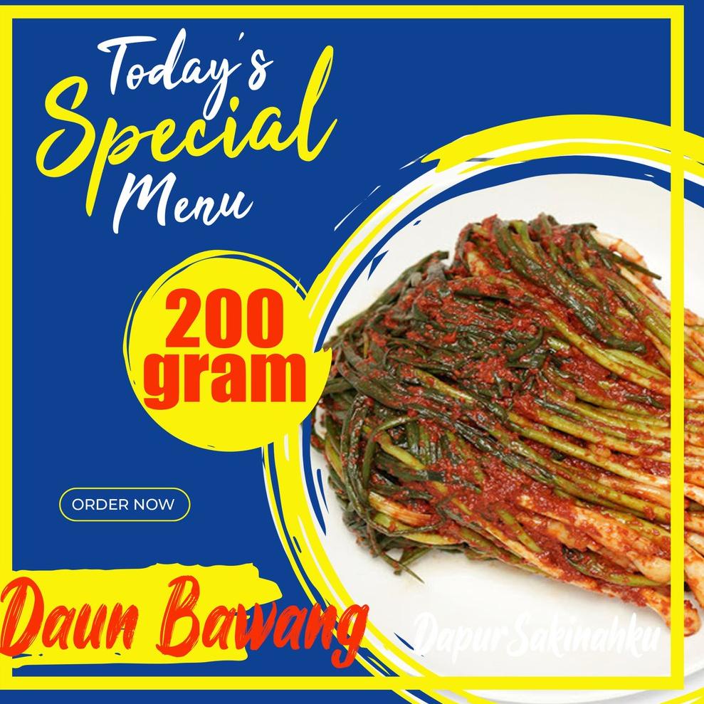 

Terlaris kimchi Kimci daun bawang authentic korean recipe halal original