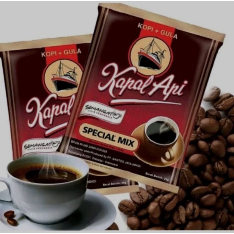 

Kopi Kapal Api Spesial mix 1 renceng/10 sachet