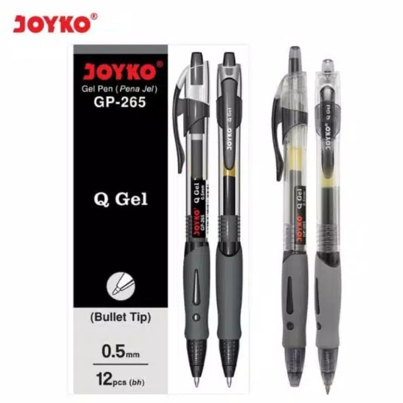 

Pulpen 0,5mm Q Gel Joyko GP-265 (12pc)