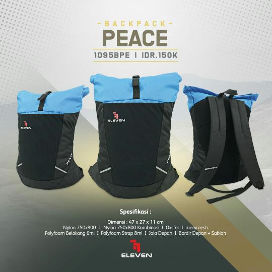 BACKPACK  PEACE TAS TRAVELLING BACKPACKER || ELEVEN OUTDOOR