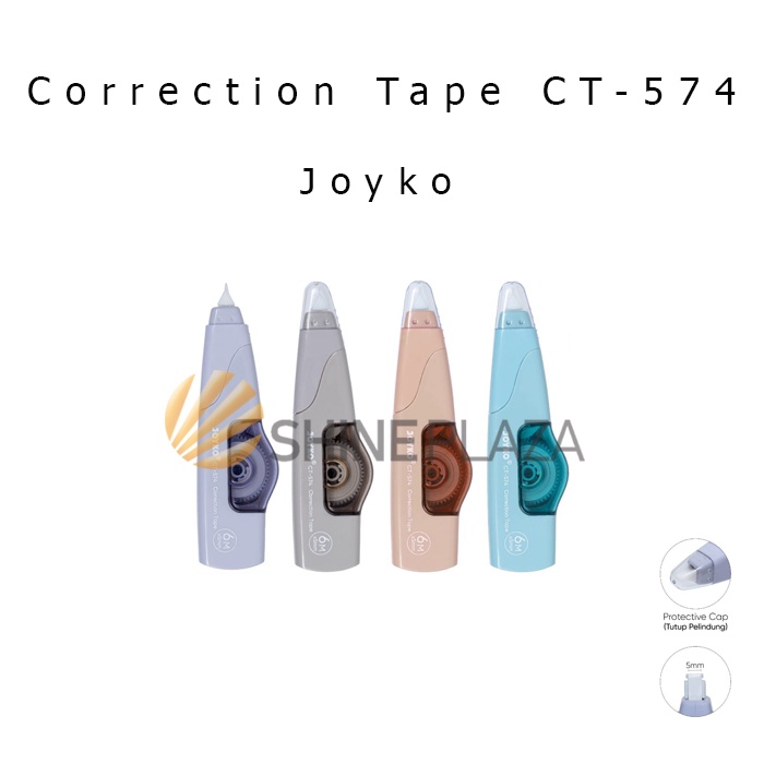 

Correction Tape Tip X - Tip Ex Kertas Roll Joyko CT-574