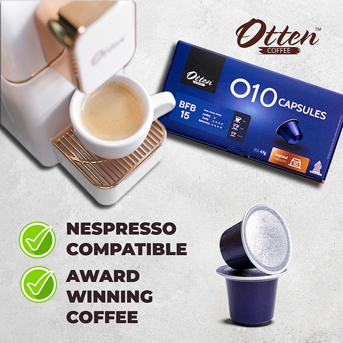 Kopi Kapsul - O10 Breakfast Blend Coffee Capsule - Kompatibel Mesin Nespresso