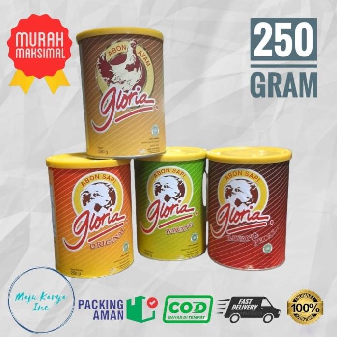 

best seller] Abon Gloria Sapi Ayam 250 gram