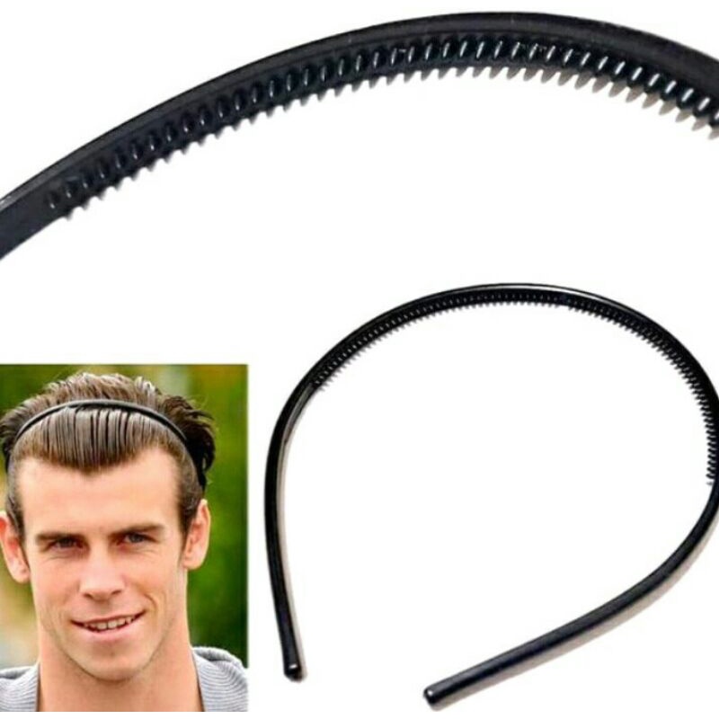 BANDO LIDI HITAM /  Bando Rambut / Bando Pria Dan Wanita