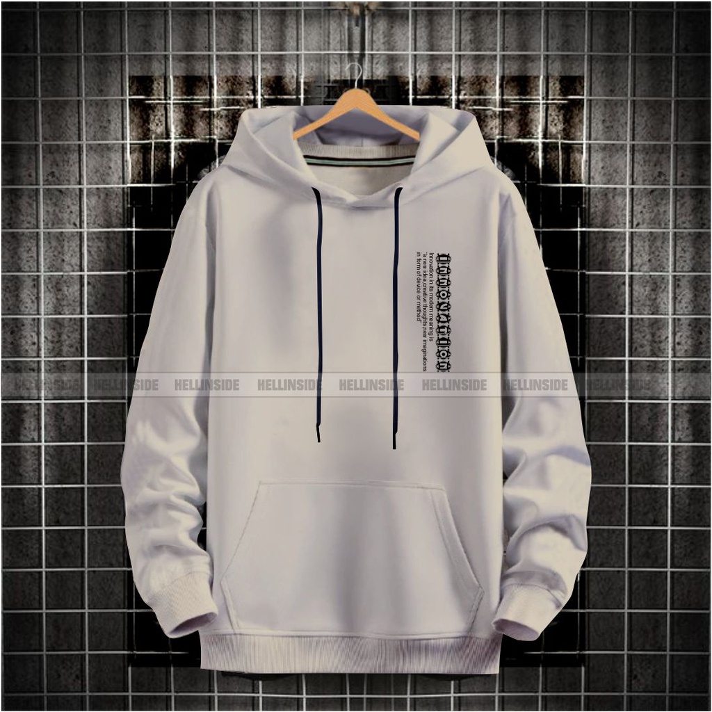 Sweater hoodie pria INNOVATION terbaru / hoodie pria kekinian kwalitas distro