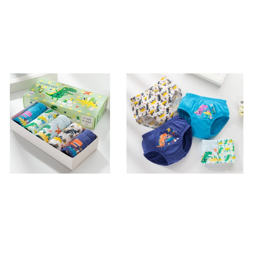 babyfit 1-8thn celana dalam BOX anak laki 5in1 import kotak box wf-0527r