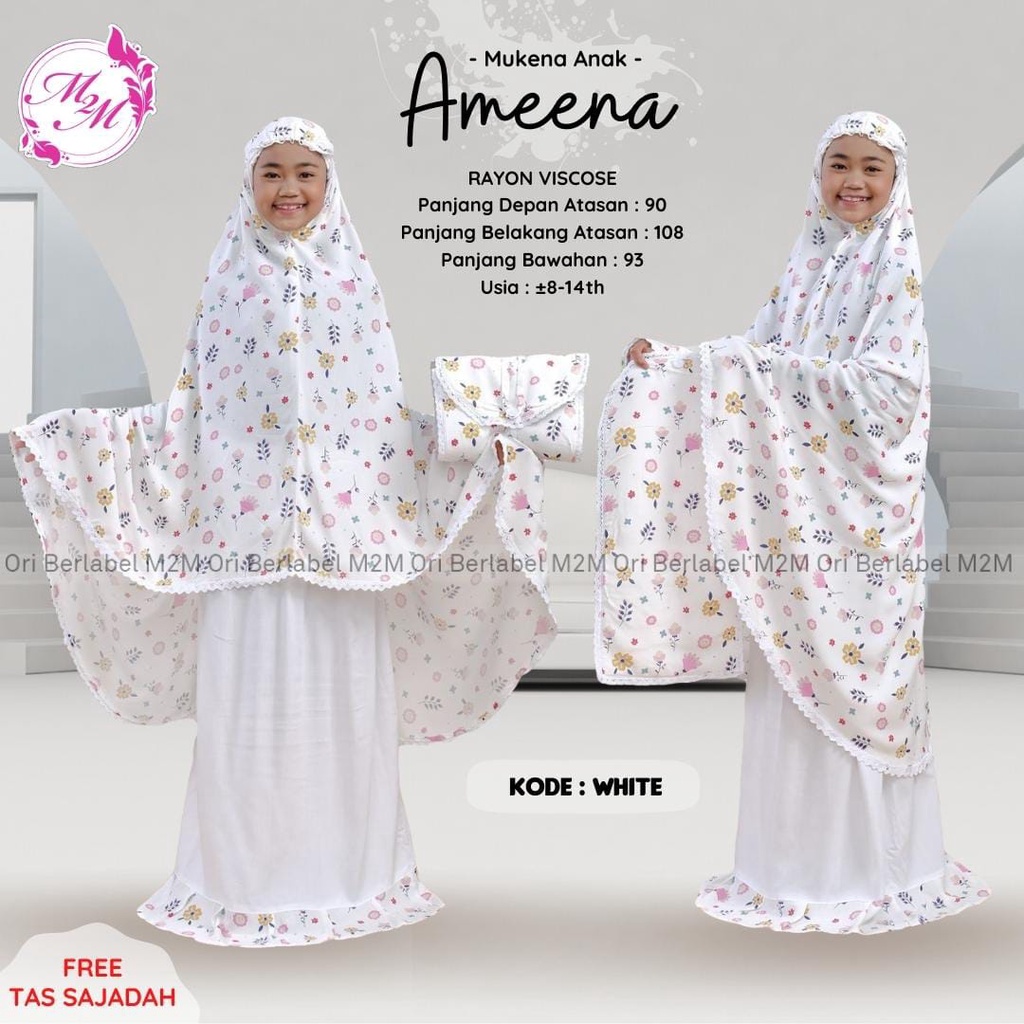 Mukena Anak Remaja Mukena Rayon Anak Remaja Tanggung Adem Cantik Mukena Travel Anak