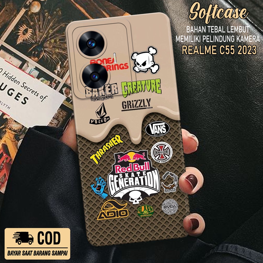 Case Hp Realme C55 2023 Terbaru - Softcase Realme C55 2023 Terbaru - Casing Realme C55 2023 - Kesing