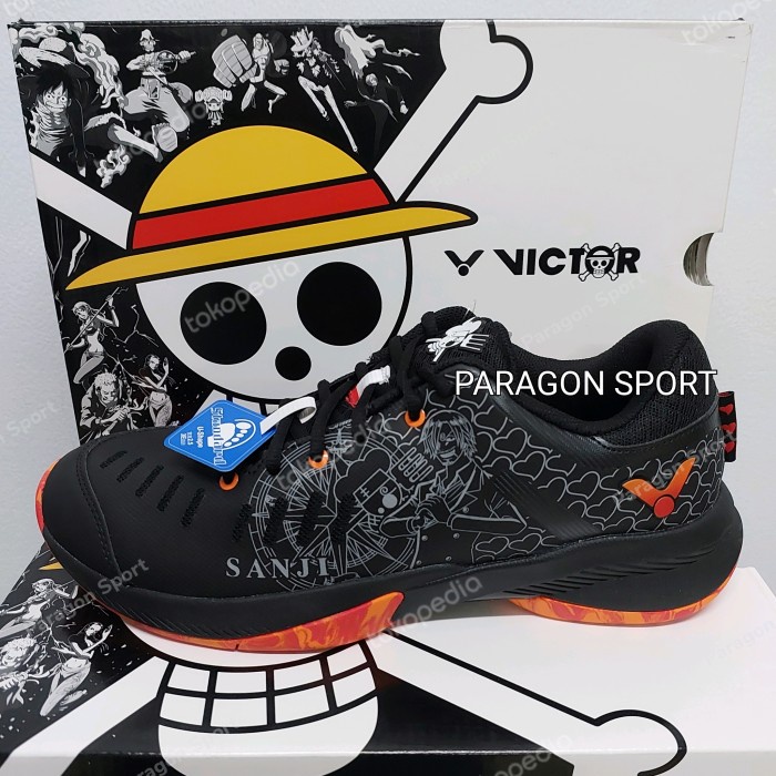 {MentariStore} Sepatu Victor ONE PIECE / LUFFY / SANJI - Hitam 42 Berkualitas