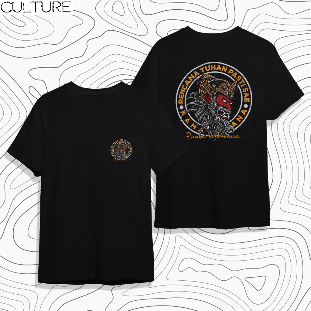 KAOS DISTRO INDONESIA CULTURE PRABU RAHWANA TSHIRT CULTURE