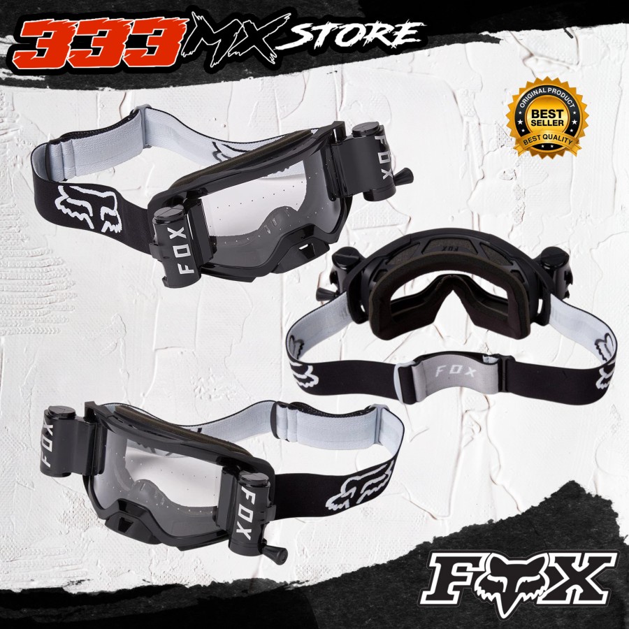 GOGGLE FOX AIRSPACE STRAY ROLL OFF BLACK GOGGLE FOX TRAIL ORIGINAL AIR