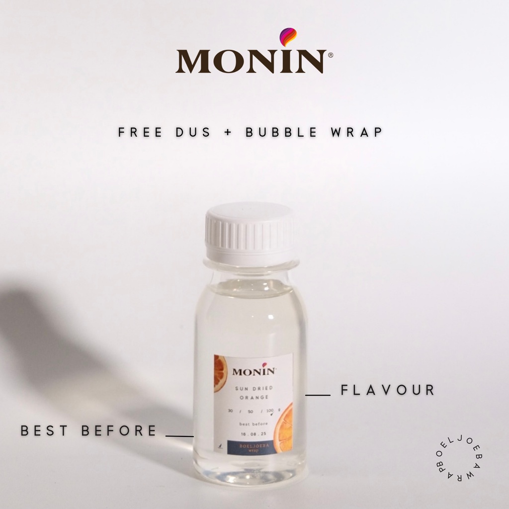 Monin Sun Dried Orange Syrup Repack [30, 50, 100] g