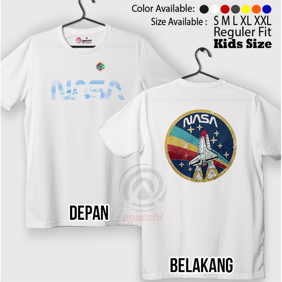 Baju Kaos Atasan Anak Laki - Laki Agatchi Motif Nasa