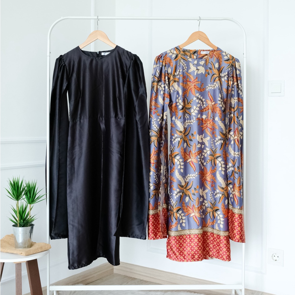 BLAZER DRESS MIDI DRESS LONG SLEEVELESS DRESS FORMAL SLEEVELESS KANTORAN CASUAL BLAZER WANITA CAPE B