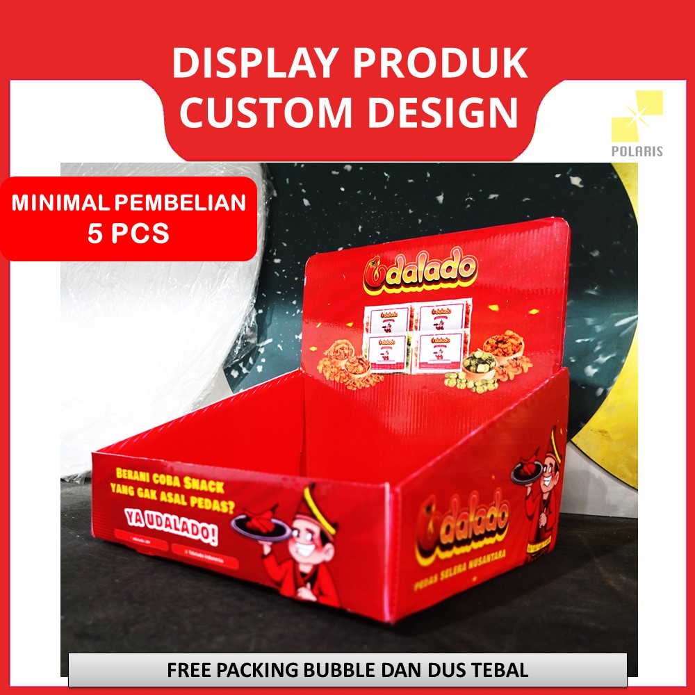 TABLE DISPLAY PRODUK CUSTOM PAJANGAN ETALASE - RAK DISPLAY MEJA KASIR PRINTING ADVERTISING - BOX DISPLAY SNACK PROMOSI - POP DISPLAY - DUMBIN - COUNTER DISPLAY - ISLAND DISPLAY - COC DISPLAY IMPRABOARD
