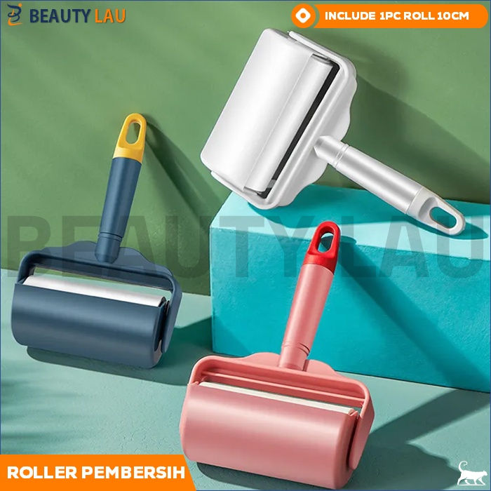 PET HAIR REMOVAL ROLL PEMBERSIH BULU KUCING ANJING DI BAJU DAN KARPET LINT ROLLER ROL PEMBERSIH BULU KUCING