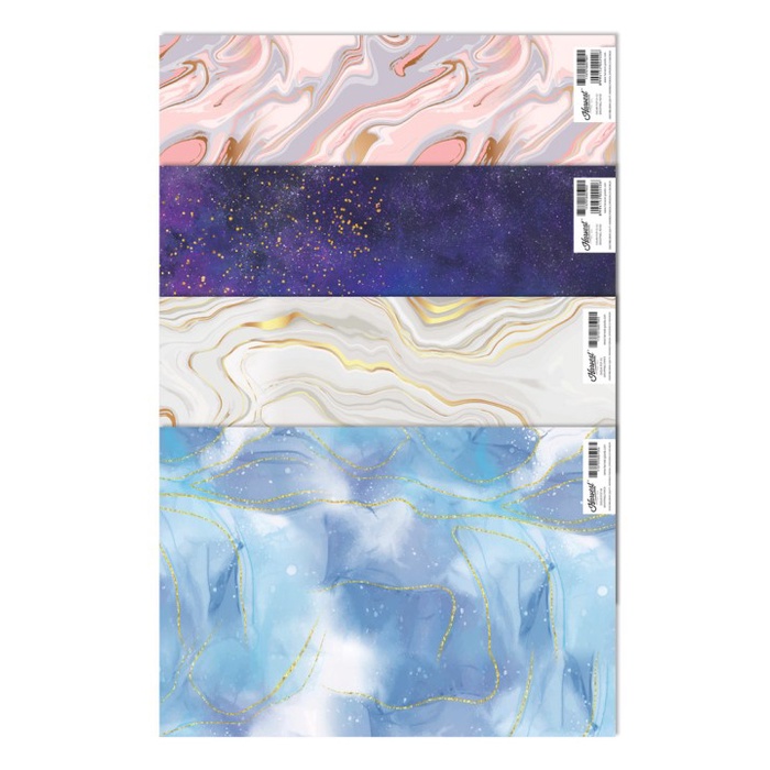 

Paket Isi 4 Kertas Kado Harvest / Wrapping Paper - Sugar Pop 077