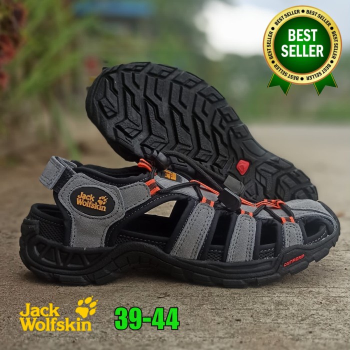 Terlaris Sendalku Sepatu Sandal Gunung/Hiking/Tracking/Outdoor Jack Wolfskin Original