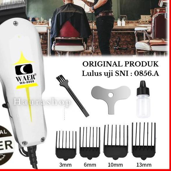 TERLARIS Alat Cukur Rambut Listrik Original WAER WA-8808 / Hair Clipper WAER 8808 Serupa Wahl buruan
