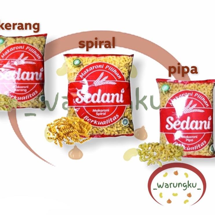 

Realpct Makaroni/Makroni Sedani Pipa Kerang Spiral 1kg EXP LAMA