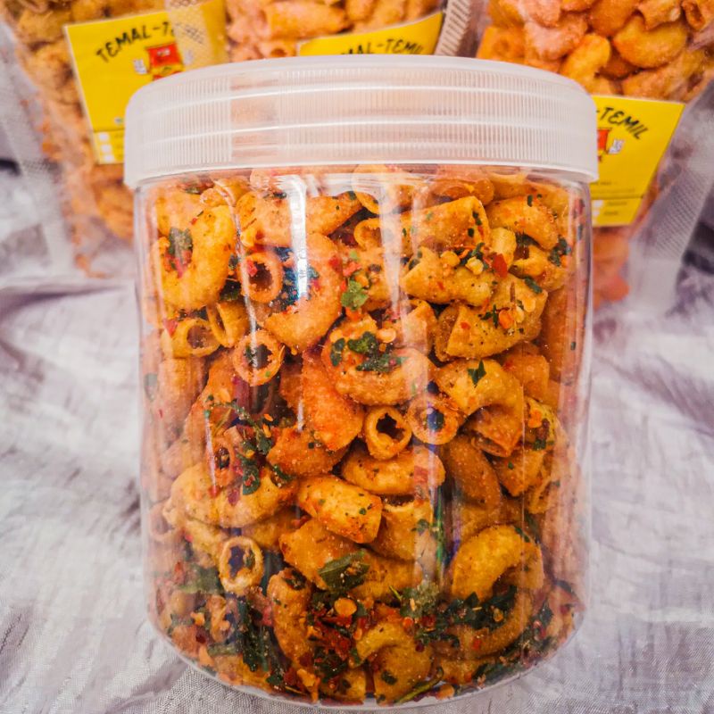 Makaroni Bantet Pedas Daun Jeruk Toples 600ml