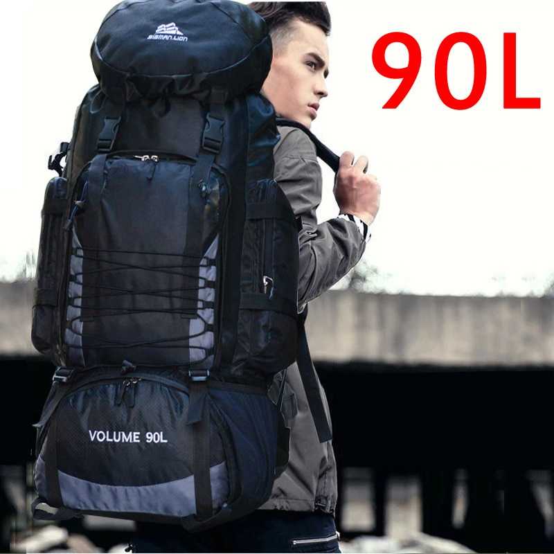 SIGMAN LION Tas Gunung Carrier Bag Travel Backpack Waterproof 90L - SIG3D ( Mughnii )