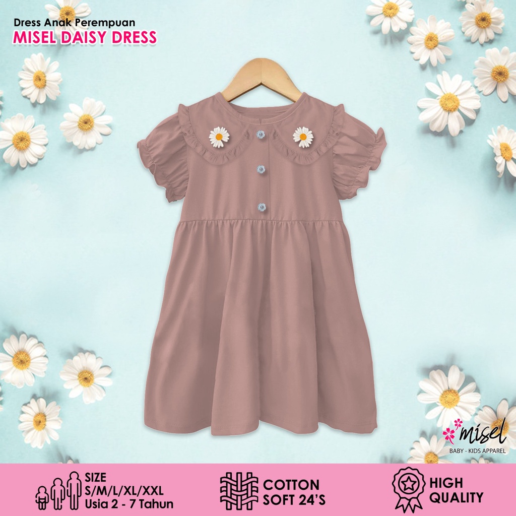 Baju Dress Anak Perempuan Agatchi Motif Bunga -  Dress Anak Perempuan