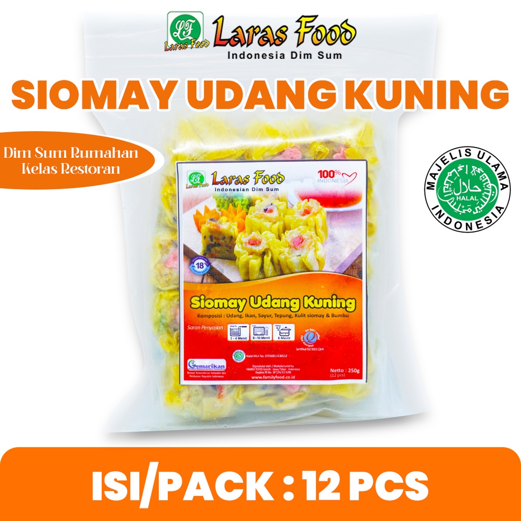 

LARASFOOD - SIOMAY UDANG KUNING (Frozen Food) 250gr