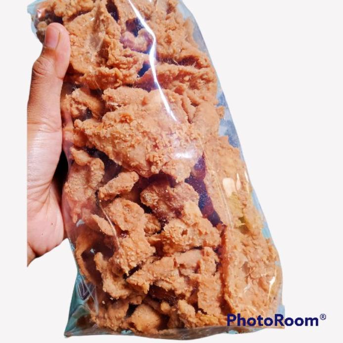 

☞ kulit ayam crispy 500gr original/pedas ➮